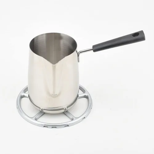 Miniatura 4 de SOLUSTRE Estantes de soporte para estufa de gas de 6.10 pulgadas, anillos de wok antideslizantes de acero galvanizado, accesorios universales