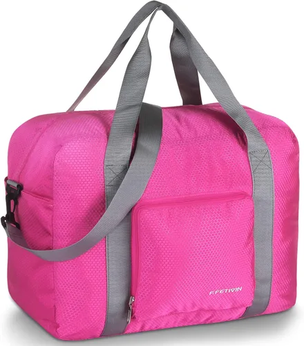 F.FETIVIN Bolsa de viaje para artículos personales de 18 x 14 x 8 pulgadas para Spirit Airlines, bolsa de lona ligera impermeable para gimnasio,