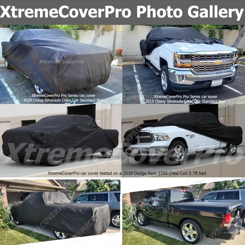 Miniatura 8 de Funda para auto compatible con Ford Ranger SUPERCAB 2019-2025 de 6 pies para cama XTREMECOVERPRO PRO Series Black Truck Cover Negro