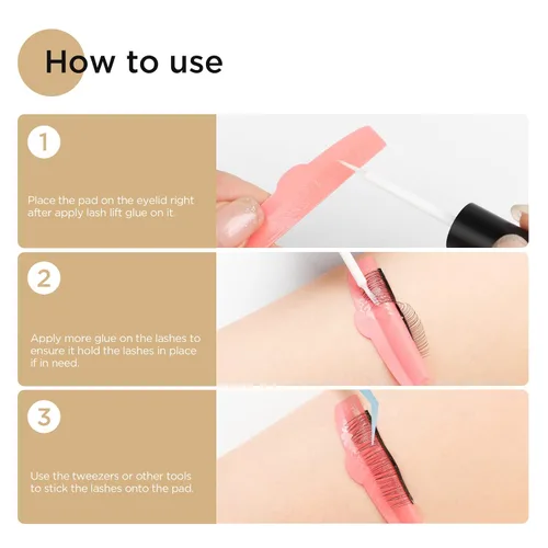 Miniatura 4 de LASHVIEW Pegamento para levantar pestañas, 2 unidades, adhesivo permanente para pestañas, sin irritación e inodoro, 0.2 fl oz*2