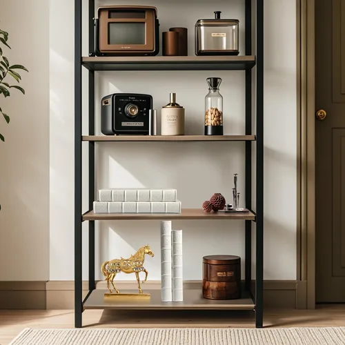 Miniatura 5 de Caja de libros decorativa de madera con cuero sintético blanco para decoración del hogar, mesa de café y estantería - Caja de almacenamiento de moda