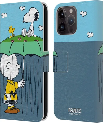 Miniatura 199 de Head Case Designs Funda de piel con licencia oficial de Peanuts Snoopy & Woodstock Balloon Halfs and Laughs para Apple iPhone 7/8/SE 2020 y 2022