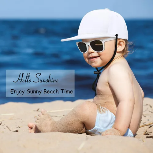 Miniatura 30 de Sombrero de béisbol para niños, sombrero de protección solar para niños pequeños, sombreros de algodón, sombrero de sol para bebés, niñas y niños