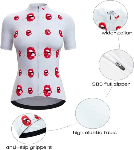 Miniatura 4 de Lo.gas Cycling Jersey WomenShort SleeveBike Bicycle Biking Shirts for Women