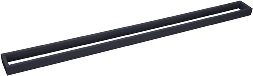 GERZWY Barra de toalla de baño de 36 pulgadas negro mate SUS 304 Barra de toalla de baño de acero inoxidable estilo moderno montaje en pared