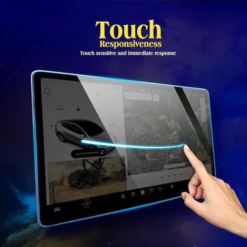 Miniatura 5 de Para 2025 GLS 350 Protector de pantalla Pantalla táctil 2020-2025 2024 Mercedes Benz GLE 450 580 Pantalla Navegación Película protectora de vidrio