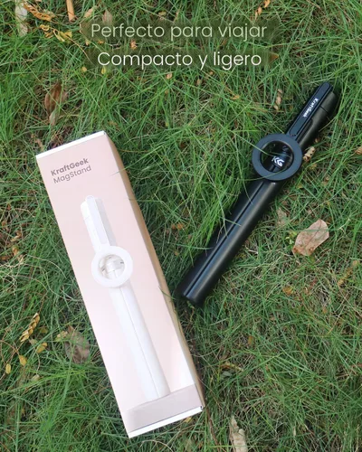 Miniatura 6 de KraftGeek Trípode magnético para teléfono con MagSafe para iPhone, trípode de 64 pulgadas con soporte para selfie y grabación de video, vlogging