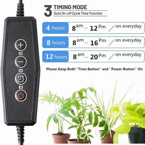 Miniatura 8 de GHodec Luz de Crecimiento con Soporte, 60 LED 5500K Luz de Planta de Piso de Espectro Completo para Plantas de Interior en Crecimiento, 5 Niveles