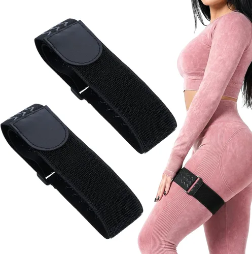 2 bandas de restricción de flujo sanguíneo BFR bandas de oclusión para mujeres, glúteos, ejercicio, piernas, glúteos, cadera, entrenamiento,