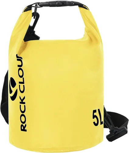 Rock Cloud - Bolsa seca impermeable de 1.32 galones, para kayak, rafting, navegación, playa, surf, natación, canoa, campamento, senderismo, pesca y