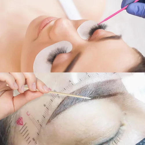 Miniatura 3 de Brochas micro aplicadoras y hisopos de algodón de microblading – Suministros de belleza de precisión para extensiones de pestañas, maquillaje
