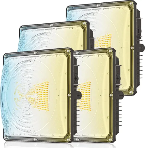 Miniatura 20 de CINOTON Luces LED de toldo de 40 W con certificación UL, 120-277 V, luces comerciales para toldos al aire libre IP65 impermeables, 5600 lm