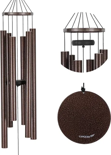 Miniatura 11 de Vanquer Campanillas de Viento para Exteriores de Tono Profundo - Campanillas de Viento de 38'' para Exteriores en Liquidación, Tono Profundo