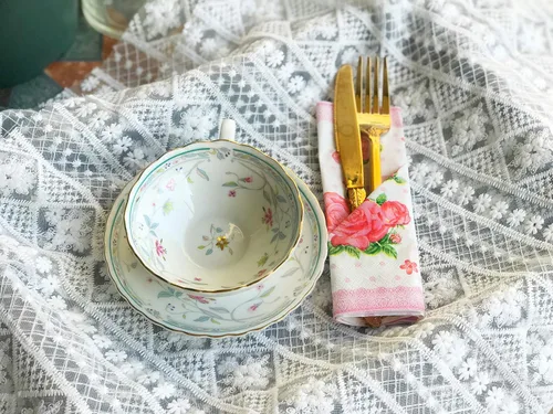 Miniatura 4 de WallyE - Servilletas con estampado floral y rosa, rosa roja, papel decoupage para despedida de soltera, fiesta de té, cumpleaños o boda, paquete