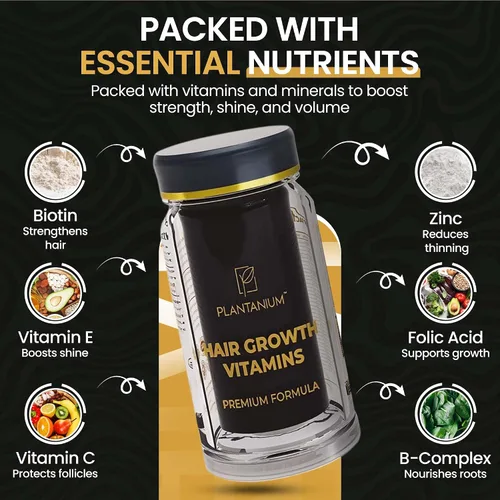 Miniatura 3 de Las mejores vitaminas para el crecimiento del cabello para mujeres y hombres apoyan el crecimiento del cabello más rápido y una mejor salud