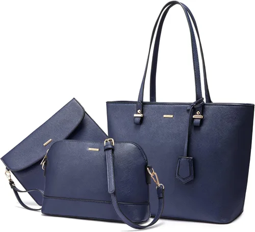 Miniatura 7 de LOVEVOOK Monederos para mujer, juego de bolsos de mano, bolso de hombro, bolso de mano con asa superior, bolsas
