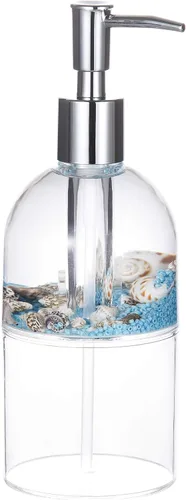 Miniatura 22 de Locco Decor - Juego de 4 piezas de accesorios para tocador de baño, acrílico líquido con movimiento flotante 3D en forma de hoja