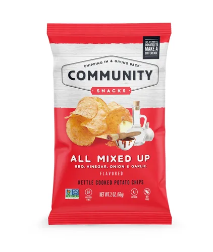 Miniatura 7 de Community Snacks Papas Fritas (All Mixed Up, 1 Onza (Paquete de 80))