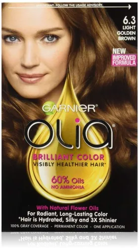 Miniatura 34 de Garnier Olia Tinte de cabello sin amoníaco [5.60] rojo granate medio, 1 unidad 5.6 Rojo granate medio