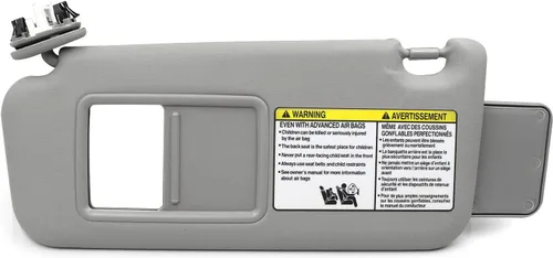 Visera solar para el lado izquierdo del conductor, color gris, con techo corredizo, compatible con Toyota RAV4 2006, 2007, 2008, 2009, 2010, 2011,