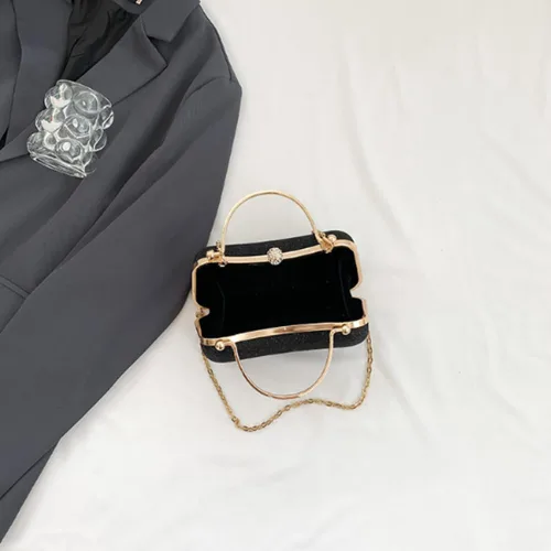 Miniatura 7 de Bolso de mano de noche para mujer, bolsos formales brillantes de noche, bolso de mano para boda, cóctel, graduación, fiesta, bolsa de noche