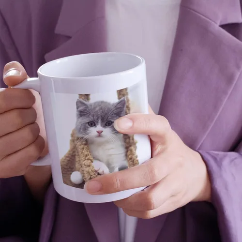 Miniatura 3 de Taza de café personalizada, regalos de Navidad para mujeres, tazas de café personalizadas con imagen, texto, cerámica, taza de café personalizada