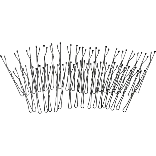 Miniatura 4 de 300 horquillas para el cabello, 2 pulgadas, color negro, para mujeres, mujeres, niñas, niños, agarre de pelo de onda invisible, pasador