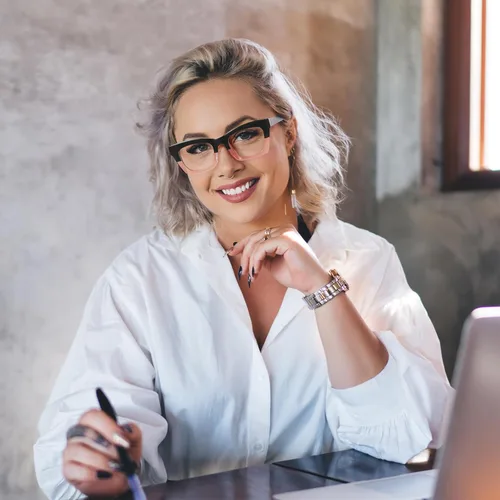 Miniatura 3 de Okany Gafas de Bloqueo de Luz Azul para Mujeres y Hombres de Moda para Pantalla de Computadora Juegos TV Teléfonos Anti Fatiga Ocular y Resplandor