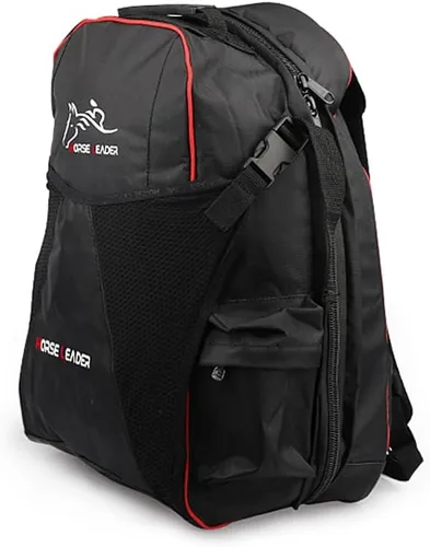 Miniatura 4 de Bolsa profesional para botas de equitación, bolsa de casco, mochila ecuestre unisex, bota inglesa para llevar todas las bolsas con compartimento