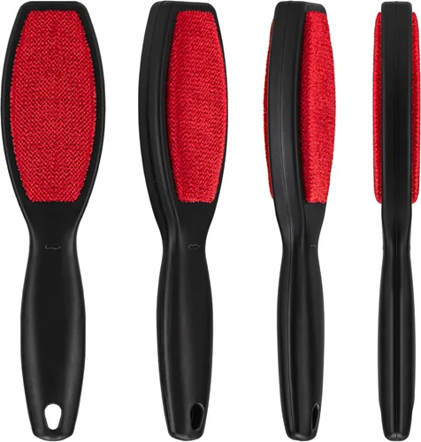 Miniatura 9 de DecorRack Paquete de 2 cepillos de doble cara para eliminar pelusas, cepillo removedor de pelo de mascotas para ropa y muebles, quita el pelo