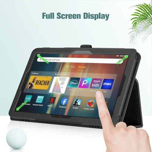 Miniatura 8 de Fintie - Funda de piel sintética con función atril para Amazon Fire HD 8 y Fire HD 8 Plus (10ª generación, versión 2020), color negro