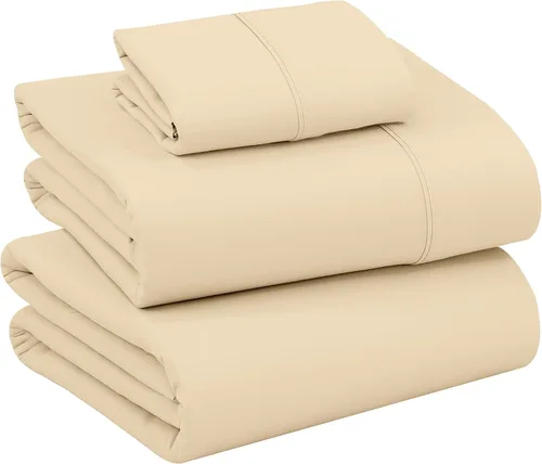 Miniatura 49 de RUVANTI Juego de sábanas divididas tamaño King de 100 % algodón para cama ajustable, 5 piezas, ropa de cama de tejido de percal suave y Guisante