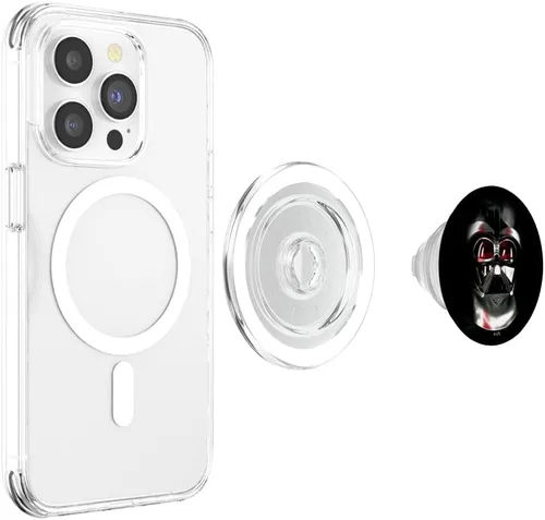 Miniatura 4 de Star Wars Máscara de Darth Vader Reflejo en sus ojos PopSockets MagSafe PopGrip para iPhone