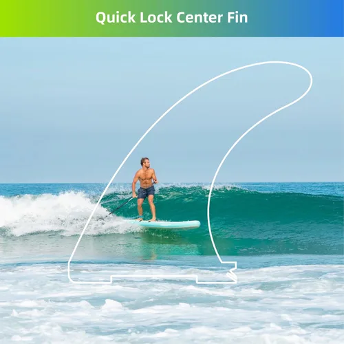 Miniatura 3 de THURSO SURF Aletas de remo de repuesto inflables de SUP Stand Up Paddle Board Accesorio Aletas de bloqueo rápido – Elige entre aletas