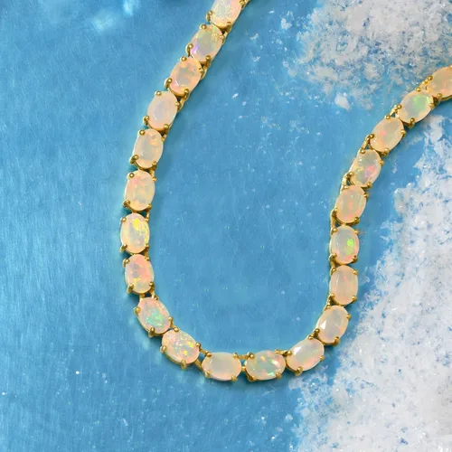 Miniatura 16 de Ross-Simons Gemstone Tennis Necklace in Sterling Silver