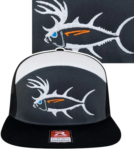 Miniatura 2 de NICERIDE Gorra de béisbol Snapback 7 Panel Trucker Hat