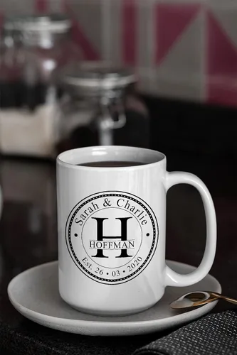 Miniatura 7 de Tazas personalizadas de regalo de boda de aniversario, regalos personalizados para el día de San Valentín, taza de café de cumpleaños, regalos