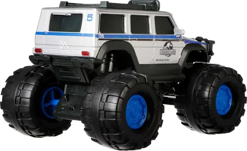 Miniatura 5 de Matchbox Jurassic World Dominion - Vehículo a escala 1:24, camión Mercedes-Benz G 550 '14 con ruedas grandes, auto de juguete coleccionable