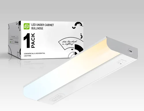 Miniatura 25 de ASD Iluminación LED para debajo del gabinete, 24 pulgadas, 12 W, 822 LM, luces regulables cableadas para debajo del gabinete para cocina, 3000