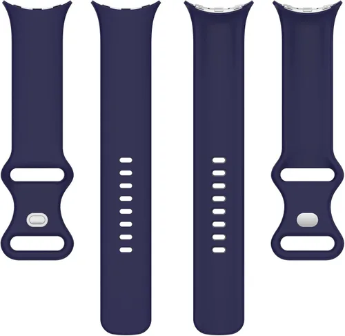 Miniatura 4 de Paquete de 2 correas para Google Pixel Watch 3 de 1.614 pulgadas/Pixel Watch 2/Pixel Watch, para mujeres y hombres, correa de silicona suave