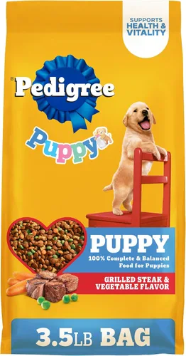 Miniatura 13 de Pedigree Puppy Growth & Protection - Alimento seco para perros con sabor a pollo y verduras - 3.5 libras Bolsa