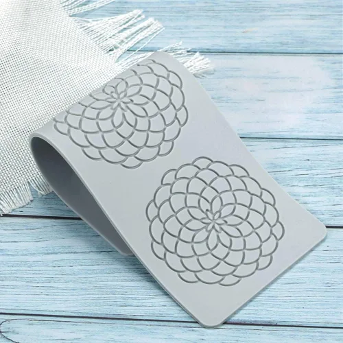 Miniatura 7 de Moldes de silicona 3D de hojas huecas para chocolate, molde de panal, abeja, caramelo, patrón de flores, molde para fondant, decoración de tartas