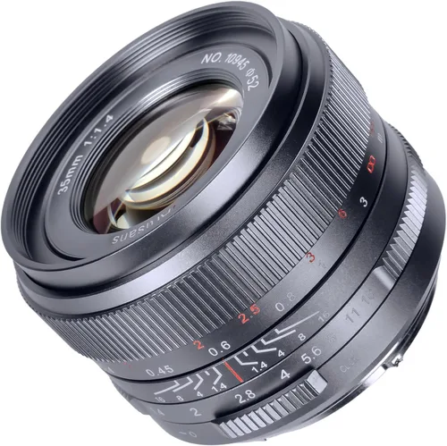 Miniatura 8 de 7artisans 35mm F1.4 Mark Ⅲ Lente Prime de Enfoque Manual de Marco Completo de Gran Apertura Compatible con Cámara Sin Espejo de Montura L (Negro)