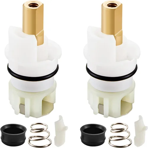 RP25513 Kit de reemplazo de vástago de llave para kit de reparación de llave de dos manijas con Cartucho RP24096 Asientos RP4993 Muelles RP24097