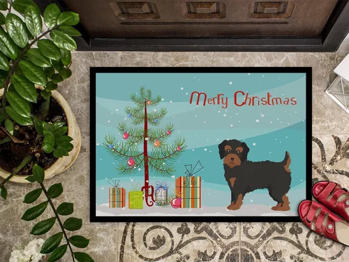 Miniatura 286 de Caroline's Treasures CK3799MAT Akita Shepherd - Tapete de árbol de Navidad de 18 x 27 pulgadas, tapete para puerta delantera, interior y exterior