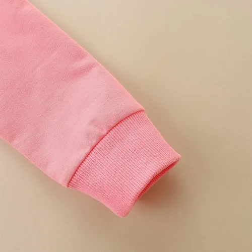 Miniatura 5 de Bumeex Ropa de sudadera para niña pequeña, ropa navideña de algodón con cuello redondo
