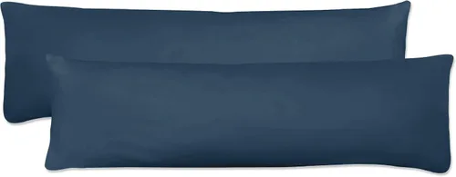 Miniatura 10 de Fresh Ideas Funda de almohada corporal de microfibra, 20 x 54 pulgadas, marfil, paquete de 2