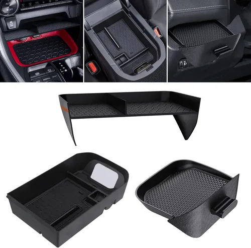 Miniatura 8 de DIAMOOKY Organizador de consola central mejorado compatible con Toyota RAV4 2025 2024 2023 2022 2022 2021 2020 2019, accesorios interiores, caja