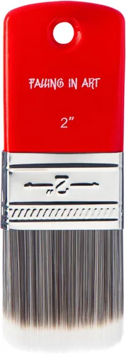 Miniatura 15 de Falling in Art Pincel Filbert Paddle para Pintura, Pincel de Escala para Pinturas al Óleo y Acrílicas, 1 Pulgada