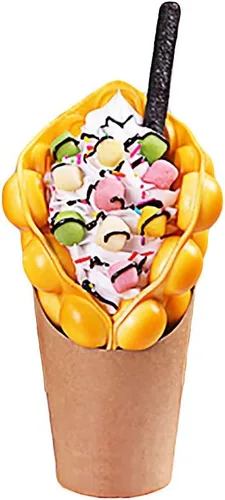 Miniatura 7 de ALDKitchen Exhibidor de gofres de burbujas Waffle de burbujas artificiales para restaurantes Decoración de alimentos (18)